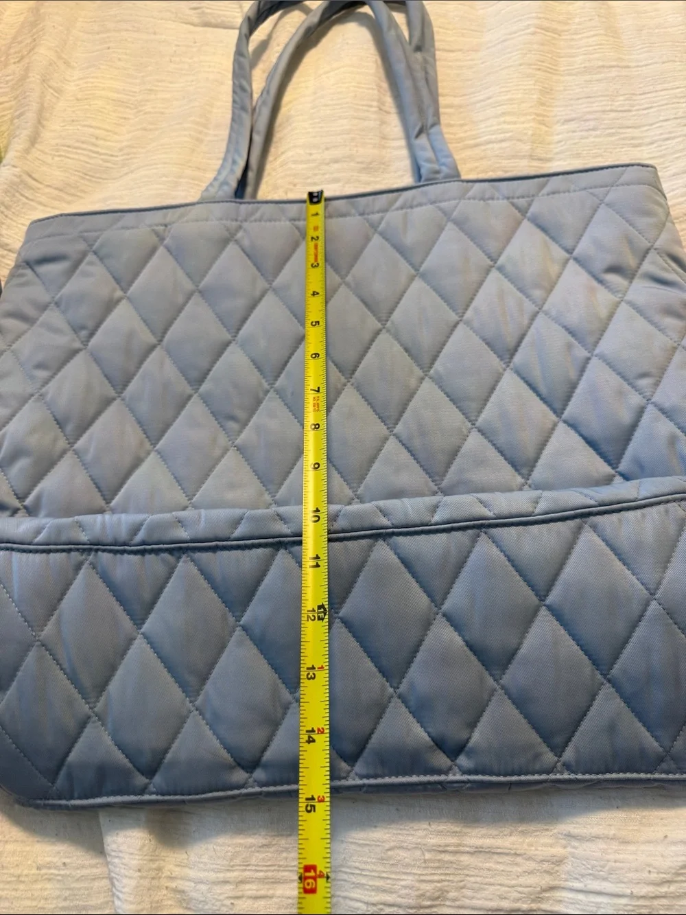 Vera Bradley Quilted Sky Blue Tote